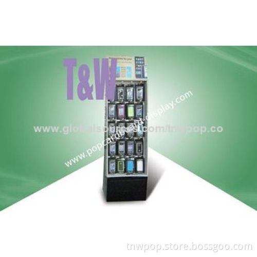 Paper stand floor POP display, suitable for mobile phone accessories, strong and steady